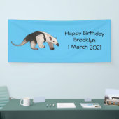 Tamandua-Cartoon-Abbildung Banner (Messe)