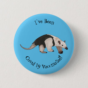 Tamandua-Cartoon-Abbildung Button