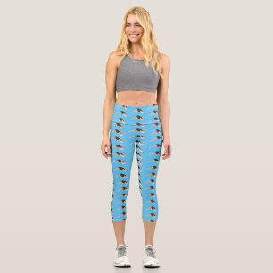 Tamandua-Cartoon-Abbildung Capri Leggings