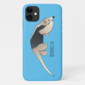 Tamandua-Cartoon-Abbildung Case-Mate iPhone Hülle (Rückseite)