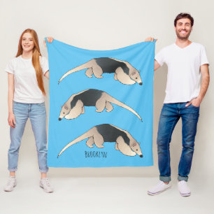 Tamandua-Cartoon-Abbildung Fleecedecke