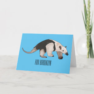 Tamandua-Cartoon-Abbildung Karte