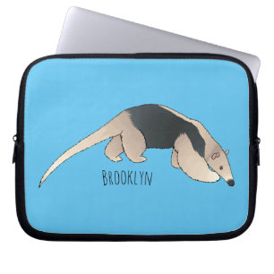 Tamandua-Cartoon-Abbildung Laptopschutzhülle