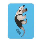 Tamandua-Cartoon-Abbildung Magnet (Vertikal)