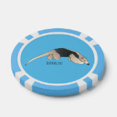 Tamandua-Cartoon-Abbildung Pokerchips (Einzeln)