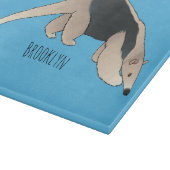 Tamandua-Cartoon-Abbildung Schneidebrett (Ecke)