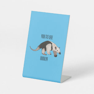Tamandua-Cartoon-Abbildung Sockelschild