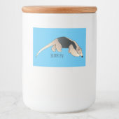 Tamandua cartoon illustration lebensmitteletikett (Vorderseite)