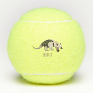 Tamandua Cartoon-Illustration Tennisbälle