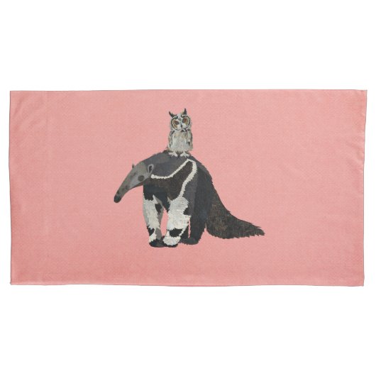 TAMANDUA & EULE KISSENBEZUG (Vorderseite)
