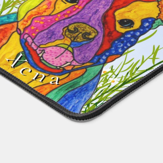 Tamar Warren angepasste Dog- und Katzen-Schreibmat Schreibtischunterlage (Ecke)