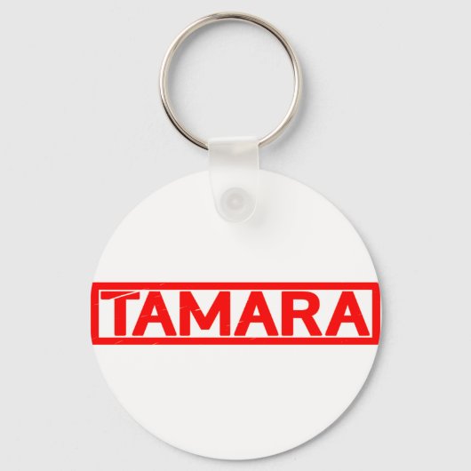 Tamara-Briefmarke Schlüsselanhänger (Vorderseite)