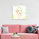 Tamara Canvas Print Leinwanddruck (Insitu (Wohnzimmer))