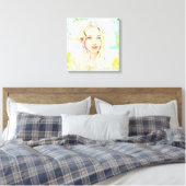 Tamara Canvas Print Leinwanddruck (Insitu (Schlafzimmer))