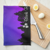 Tamara Lila Background Bunco Küchentücher (Viertel Falte)