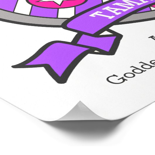 Tamara Name bedeutet heraldry Wappen unicorone Pos Poster (Ecke)