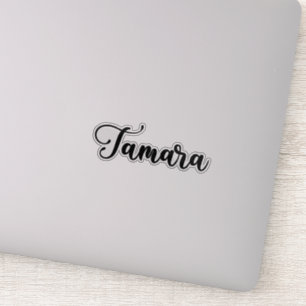 Tamara Name - Handgeschriebene Kalligrafie Aufkleber
