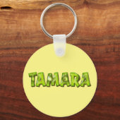 Tamara Name Kiwi Design Schlüsselanhänger (Vorderseite)
