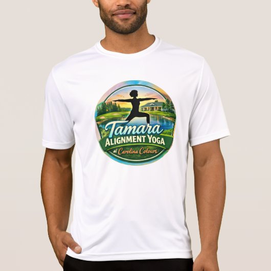 Tamara Paquee Alignment Yoga T-Shirt (Vorderseite)