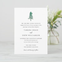 Tamara Pine Tree Moderne Hochzeit