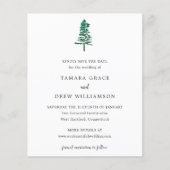 Tamara Pine Tree Moderne Hochzeit retten (Vorderseite)