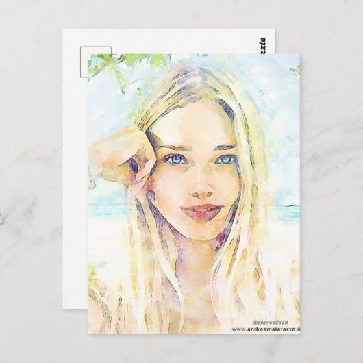 Tamara Postkarte (Vorne/Hinten)