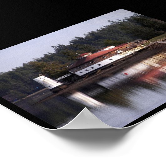 Tamarack Island Poster (Ecke)