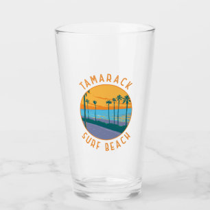 Tamarack Surf Beach California Reise Kunst Vintage Glas