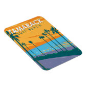 Tamarack Surf Beach Locarno Vintag Magnet (Rechte Seite)