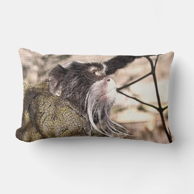 TAMARIN MONKEY THROW PILLOW LENDENKISSEN (Vorderseite)
