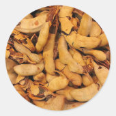 Tamarind Fruit Runder Aufkleber (Vorderseite)