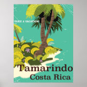 Tamarindo Costa Rica Reiseplakat Poster (Vorne)