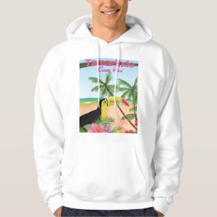 Tamarindo Costa Rica Strandurlaub Poster Hoodie