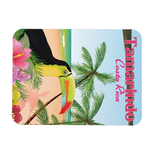 Tamarindo Costa Rica Strandurlaub Poster Magnet (Horizontal)