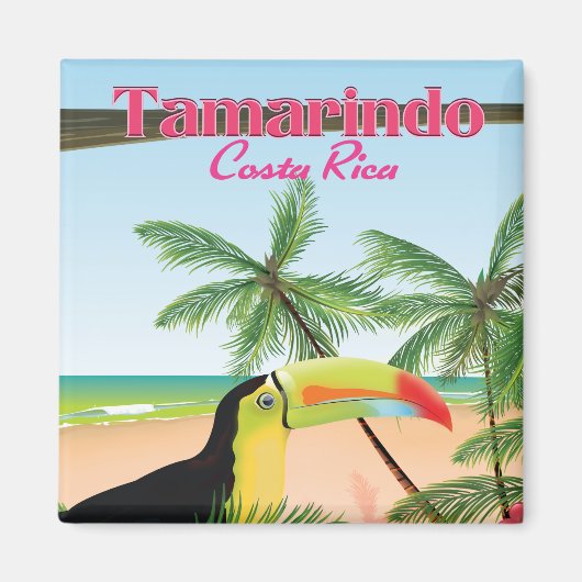Tamarindo Costa Rica Strandurlaub Poster Magnet (Vorne)