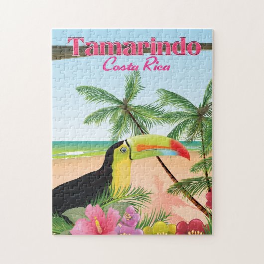 Tamarindo Costa Rica Strandurlaub Poster Puzzle (Vertikal)