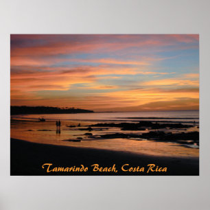 Tamarindo-Strand-Sonnenuntergang, Costa Rica Poster
