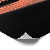 Tamarindo Sunset Boats, Tamarindo Strand, Costa .. Poster (Ecke)