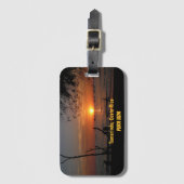 Tamarindo Sunset Gepäckanhänger (Vorderseite Vertikal)
