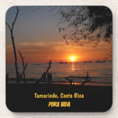 Tamarindo Sunset Getränkeuntersetzer (Vorderseite)
