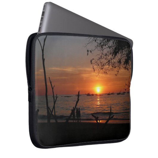 Tamarindo Sunset Laptopschutzhülle (Vorne Rechts)