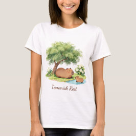 Tamarisk Rest Capybara Botanical Bible Shirt – Cut