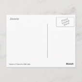 Tamarix-Baumblüte Postkarte (Rückseite)