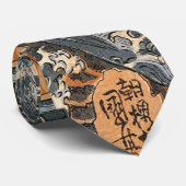 Tamatori mit Fisch-Krawatte Krawatte (Gerollt)