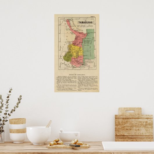 Tamaulipas, Mexiko Poster (Küche)
