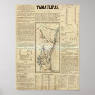 Tamaulipas, Mexiko Poster
