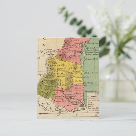 Tamaulipas, Mexiko Postkarte (Stehend Vorderseite)