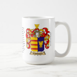 Tamayo, der Ursprung, die Bedeutung und das Wappen Kaffeetasse
