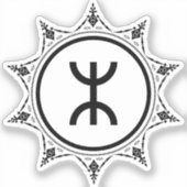 Tamazgha - Das Land Amazighs Vinyl Sticker (Vorderseite)