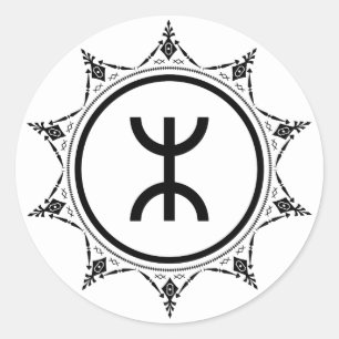 Tamazgha - Das Land Amazighs White Sticker